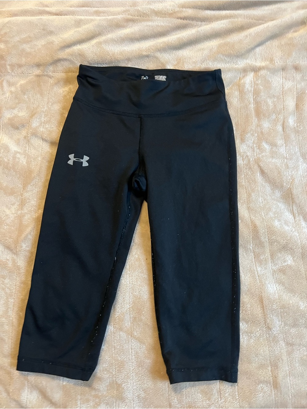 Under Armour Black Girls' Capri Leggings Small